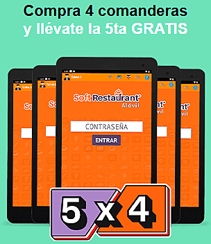 Tablets 5x4 para comandero rapido