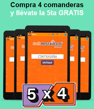 Tablets 5x4 para comandero rapido